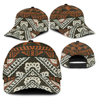 Bula Fiji Tapa Classic Cap Fijian Masi Vintage Vibes - Polynesian Pride