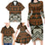 Bula Fiji Tapa Family Matching Long Sleeve Bodycon Dress and Hawaiian Shirt Fijian Masi Vintage Vibes - Polynesian Pride