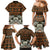 Bula Fiji Tapa Family Matching Mermaid Dress and Hawaiian Shirt Fijian Masi Vintage Vibes - Polynesian Pride