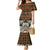 Bula Fiji Tapa Family Matching Mermaid Dress and Hawaiian Shirt Fijian Masi Vintage Vibes - Polynesian Pride