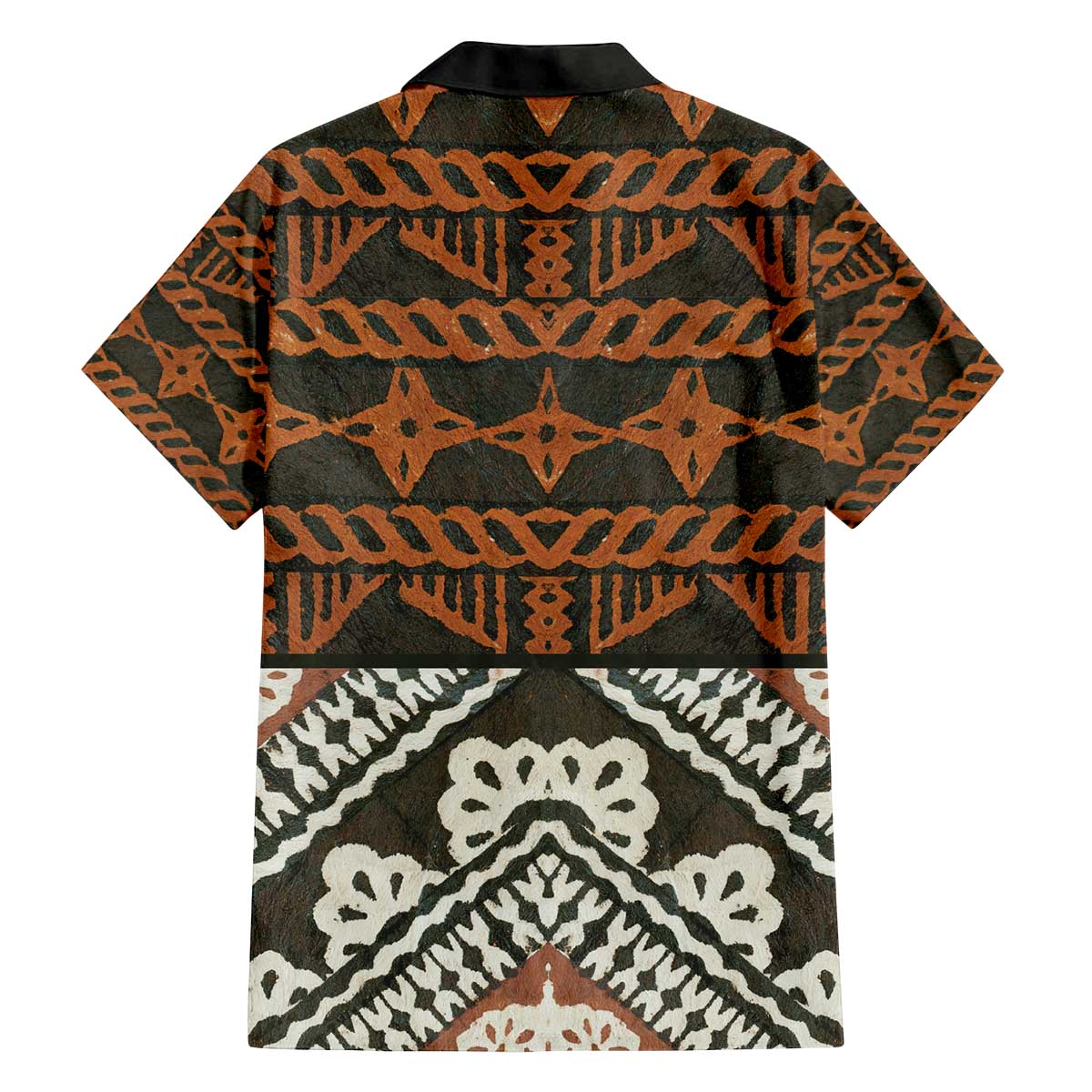 Bula Fiji Tapa Family Matching Off The Shoulder Long Sleeve Dress and Hawaiian Shirt Fijian Masi Vintage Vibes - Polynesian Pride