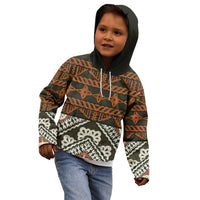 Bula Fiji Tapa Kid Hoodie Fijian Masi Vintage Vibes - Polynesian Pride