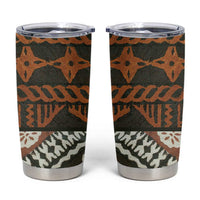 Bula Fiji Tapa Tumbler Cup Fijian Masi Vintage Vibes - Polynesian Pride