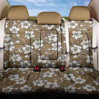 Kuvui Bula Fiji Back Car Seat Cover Fijian Tapa Seamless Hibiscus LT14 One Size Brown - Polynesian Pride