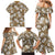 Kuvui Bula Fiji Family Matching Mermaid Dress and Hawaiian Shirt Fijian Tapa Seamless Hibiscus - Polynesian Pride