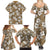 Kuvui Bula Fiji Family Matching Summer Maxi Dress and Hawaiian Shirt Fijian Tapa Seamless Hibiscus - Polynesian Pride