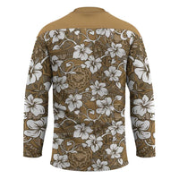 Kuvui Bula Fiji Hockey Jersey Fijian Tapa Seamless Hibiscus LT14 - Polynesian Pride