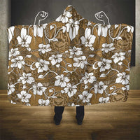 Kuvui Bula Fiji Hooded Blanket Fijian Tapa Seamless Hibiscus LT14 - Polynesian Pride