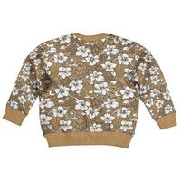 Kuvui Bula Fiji Kid Ugly Christmas Sweater Fijian Tapa Seamless Hibiscus - Polynesian Pride