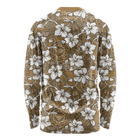 Kuvui Bula Fiji Long Sleeve Shirt Fijian Tapa Seamless Hibiscus LT14 - Polynesian Pride