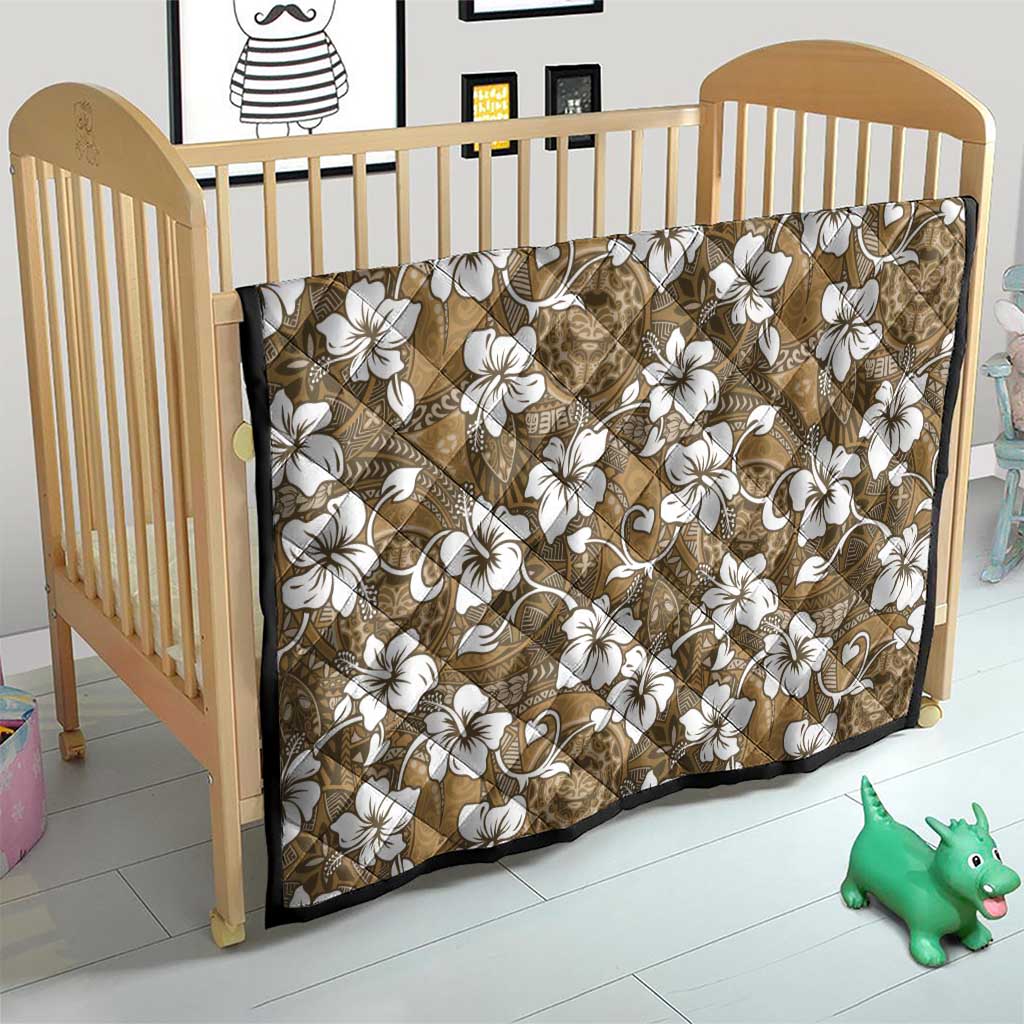 Kuvui Bula Fiji Quilt Fijian Tapa Seamless Hibiscus - Polynesian Pride