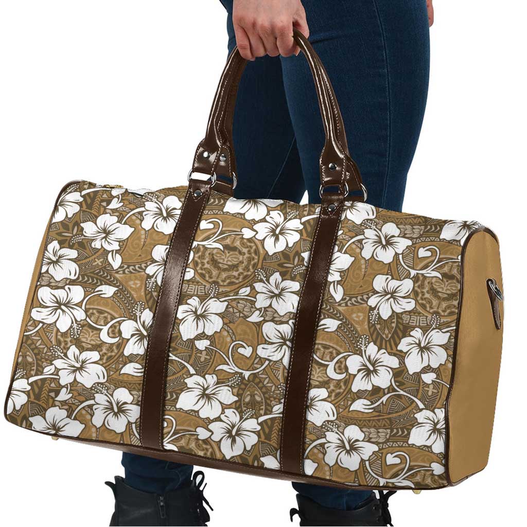 Kuvui Bula Fiji Travel Bag Fijian Tapa Seamless Hibiscus - Polynesian Pride
