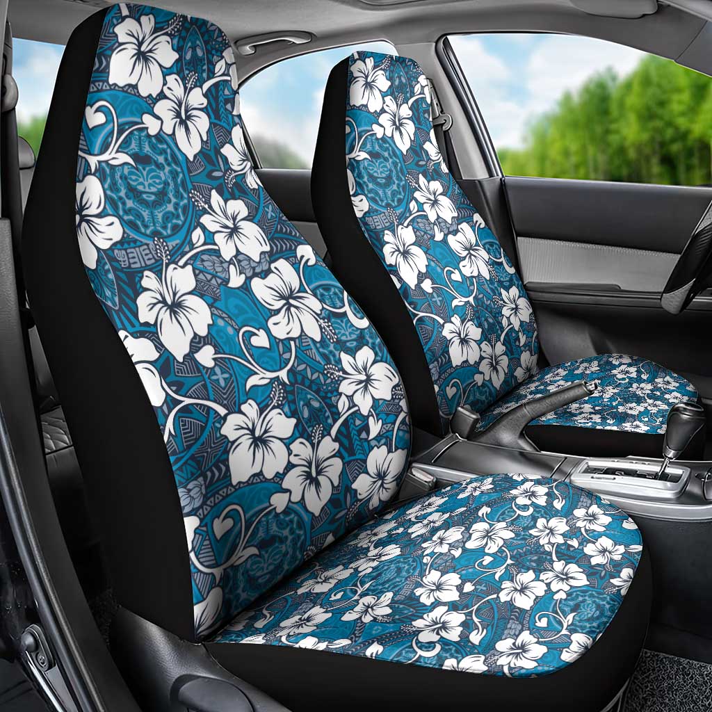 Karakarawa Bula Fiji Car Seat Cover Fijian Tapa Seamless Hibiscus LT14 - Polynesian Pride