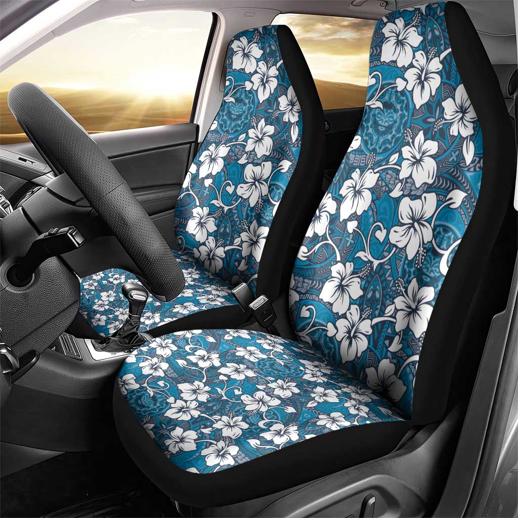 Karakarawa Bula Fiji Car Seat Cover Fijian Tapa Seamless Hibiscus LT14 - Polynesian Pride