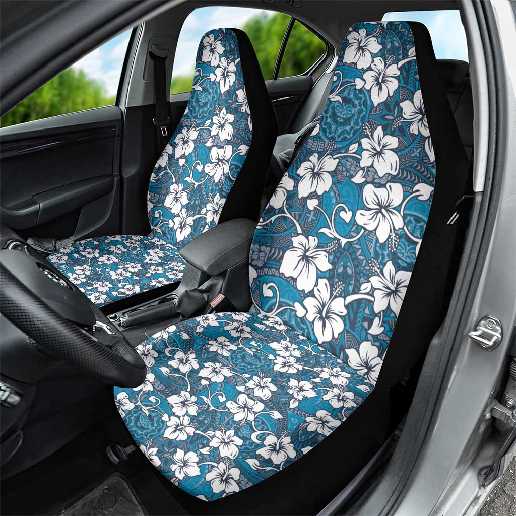 Karakarawa Bula Fiji Car Seat Cover Fijian Tapa Seamless Hibiscus LT14 - Polynesian Pride