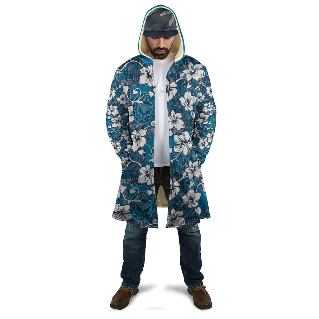 Karakarawa Bula Fiji Cloak Fijian Tapa Seamless Hibiscus - Polynesian Pride