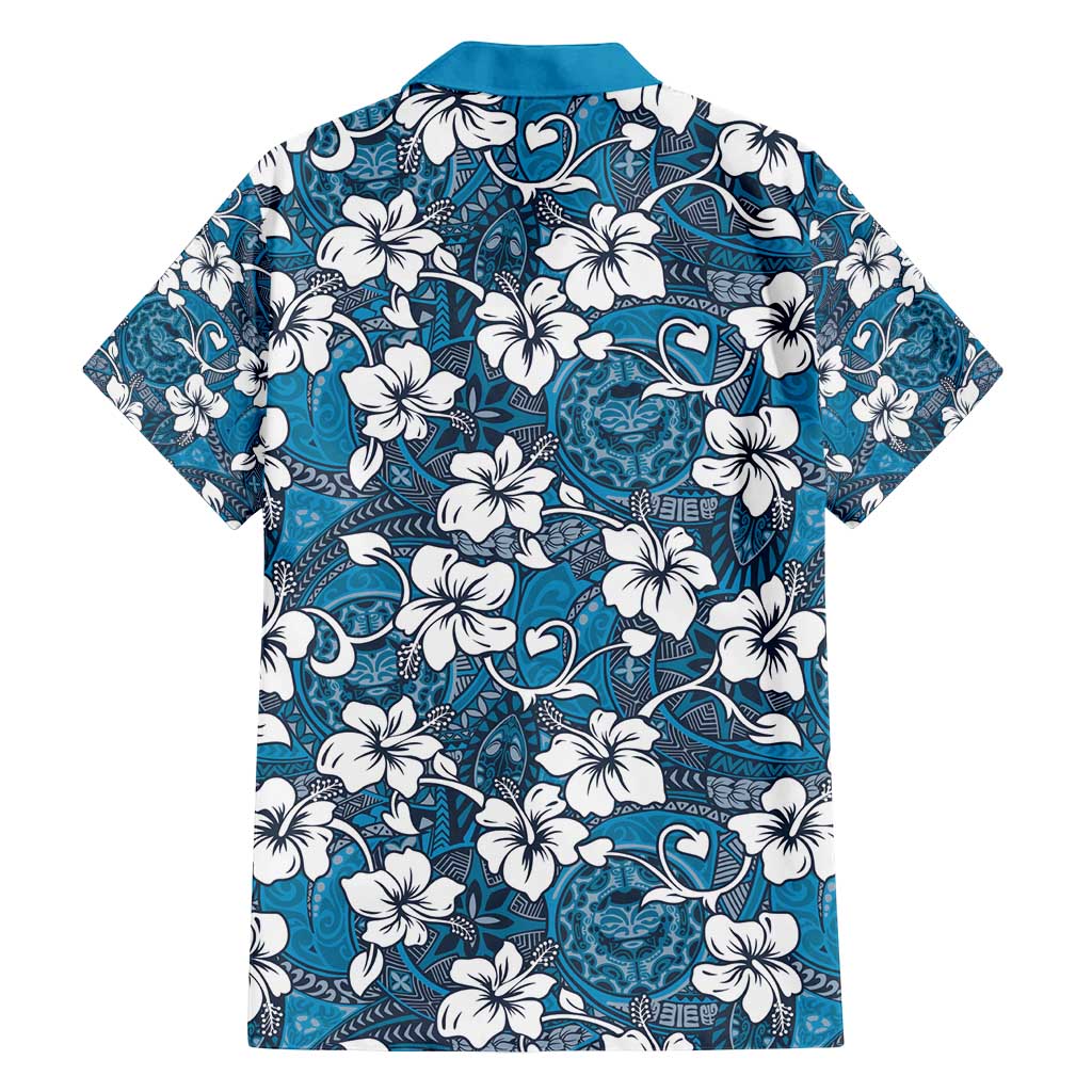 Karakarawa Bula Fiji Family Matching Long Sleeve Bodycon Dress and Hawaiian Shirt Fijian Tapa Seamless Hibiscus LT14 - Polynesian Pride