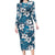 Karakarawa Bula Fiji Family Matching Long Sleeve Bodycon Dress and Hawaiian Shirt Fijian Tapa Seamless Hibiscus - Polynesian Pride