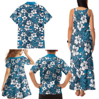 Karakarawa Bula Fiji Family Matching Tank Maxi Dress and Hawaiian Shirt Fijian Tapa Seamless Hibiscus - Polynesian Pride