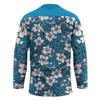 Karakarawa Bula Fiji Hockey Jersey Fijian Tapa Seamless Hibiscus LT14 - Polynesian Pride