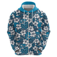 Karakarawa Bula Fiji Hoodie Fijian Tapa Seamless Hibiscus LT14 - Polynesian Pride