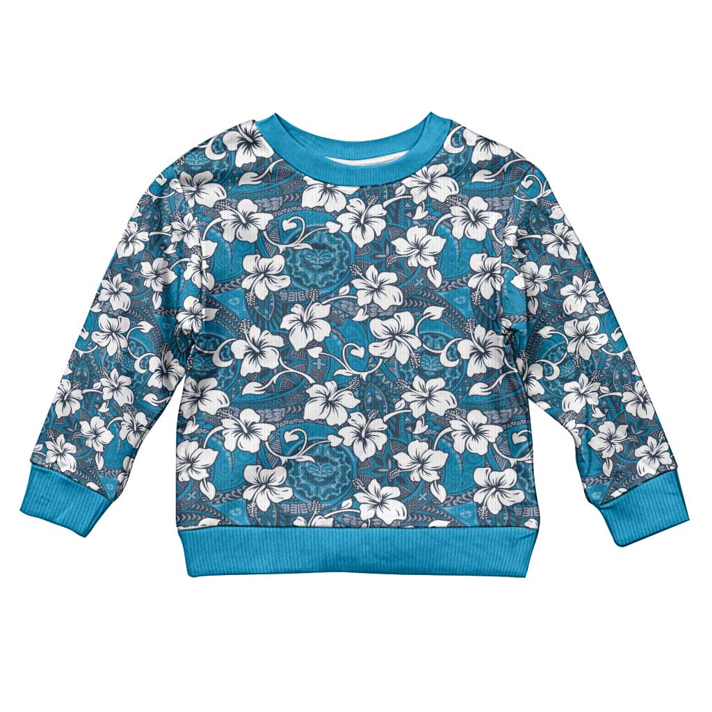 Karakarawa Bula Fiji Kid Ugly Christmas Sweater Fijian Tapa Seamless Hibiscus - Polynesian Pride