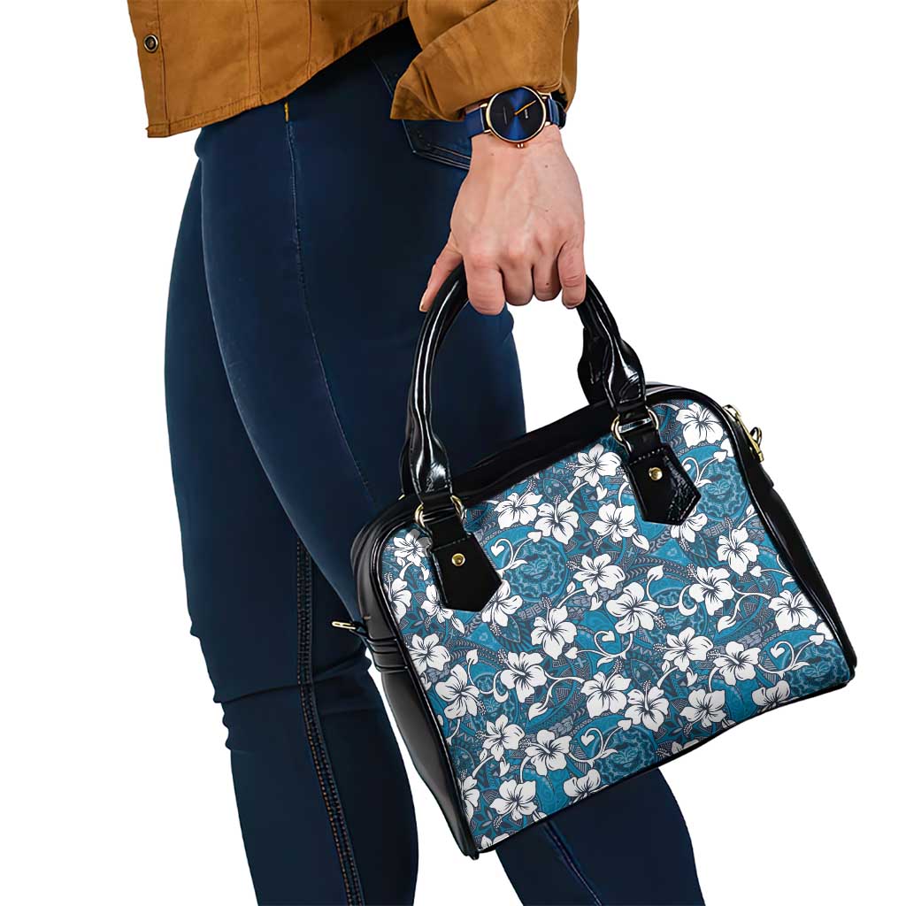 Karakarawa Bula Fiji Shoulder Handbag Fijian Tapa Seamless Hibiscus - Polynesian Pride
