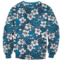 Karakarawa Bula Fiji Sweatshirt Fijian Tapa Seamless Hibiscus LT14 - Polynesian Pride