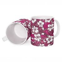 Piqi Bula Fiji Ceramic Mug Fijian Tapa Seamless Hibiscus LT14 - Polynesian Pride