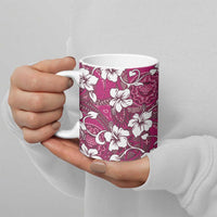 Piqi Bula Fiji Ceramic Mug Fijian Tapa Seamless Hibiscus LT14 - Polynesian Pride