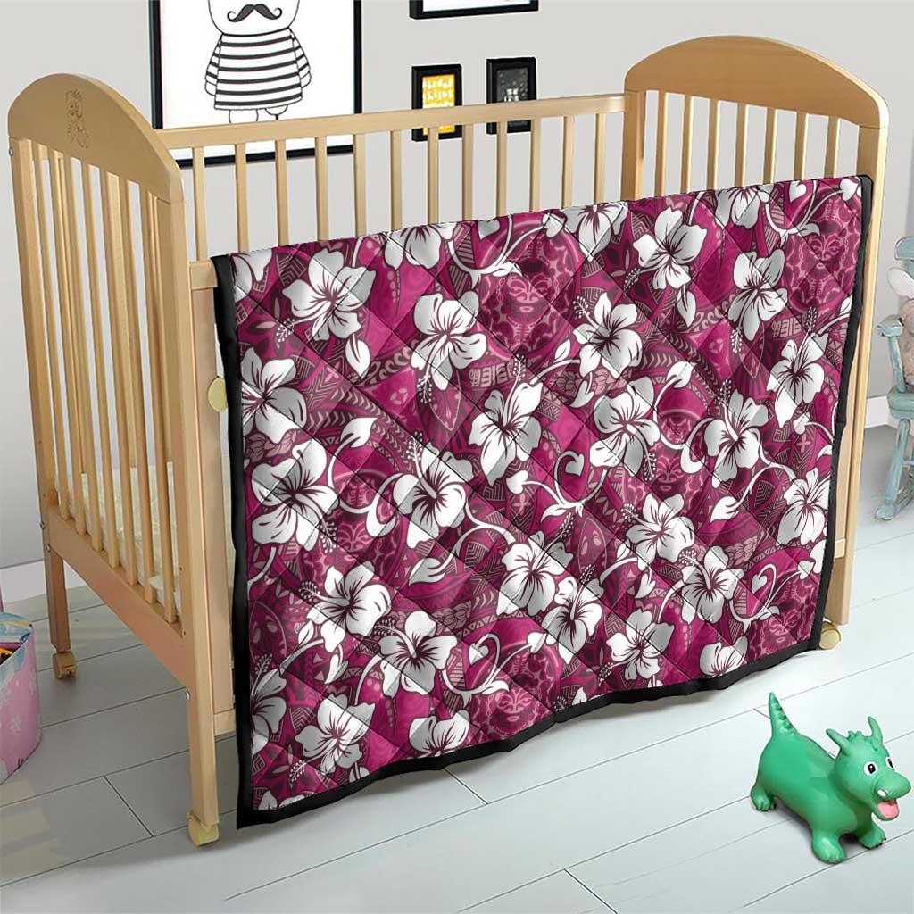 Piqi Bula Fiji Quilt Fijian Tapa Seamless Hibiscus LT14 - Polynesian Pride