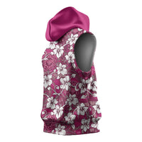 Piqi Bula Fiji Sleeveless Hoodie Fijian Tapa Seamless Hibiscus LT14 - Polynesian Pride