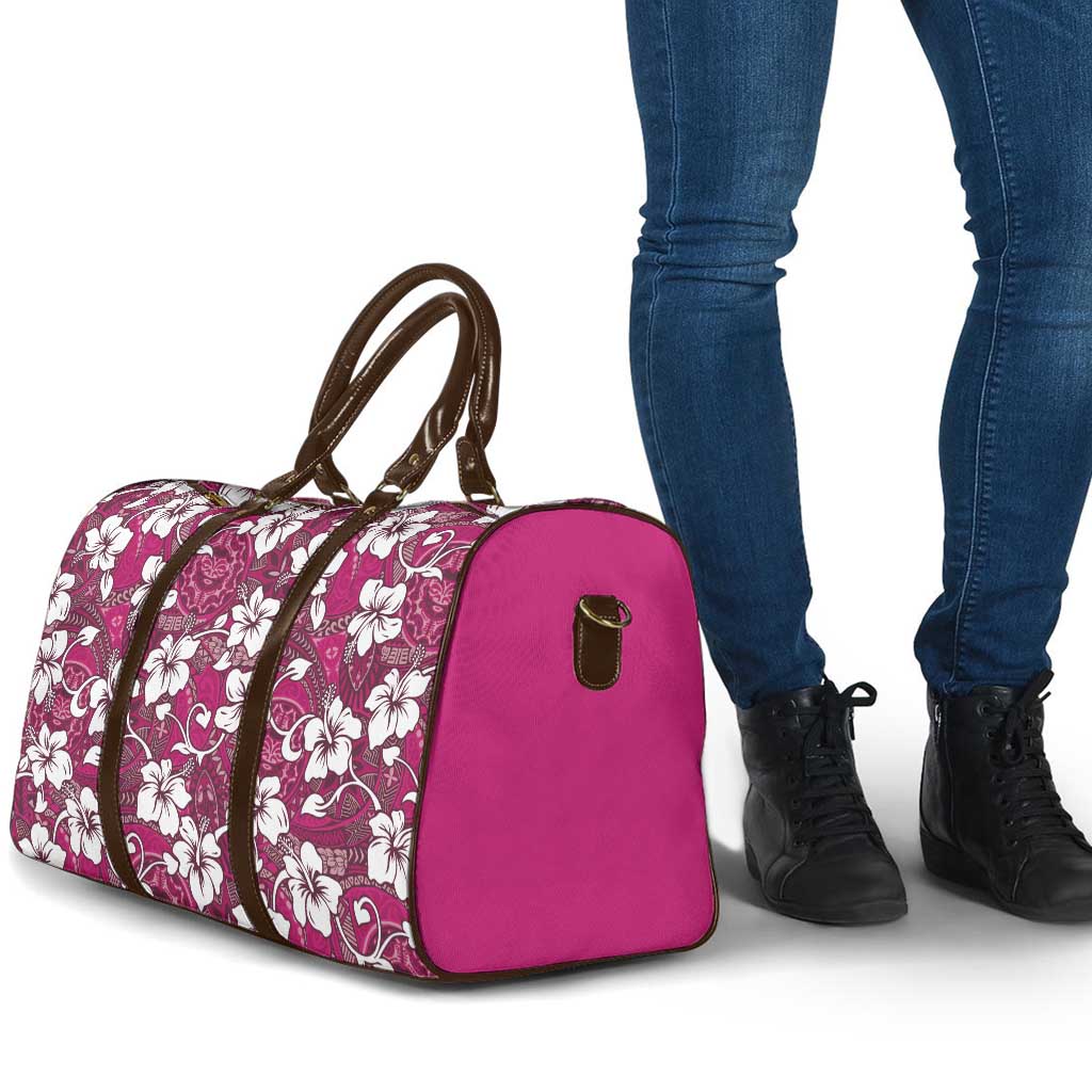 Piqi Bula Fiji Travel Bag Fijian Tapa Seamless Hibiscus LT14 - Polynesian Pride