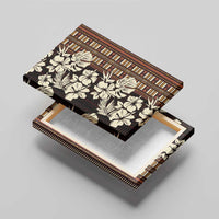 Bula Fiji Masi Canvas Wall Art Tapa Tropical Hibiscus Half Stylized LT14 - Polynesian Pride