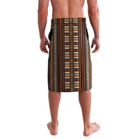 Bula Fiji Masi Lavalava Tapa Tropical Hibiscus Half Stylized LT14 - Polynesian Pride