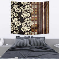 Bula Fiji Masi Tapestry Tapa Tropical Hibiscus Half Stylized LT14 - Polynesian Pride