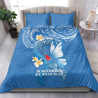 Polynesia Diabetes Awareness Month Bedding Set In November We Wear Blue