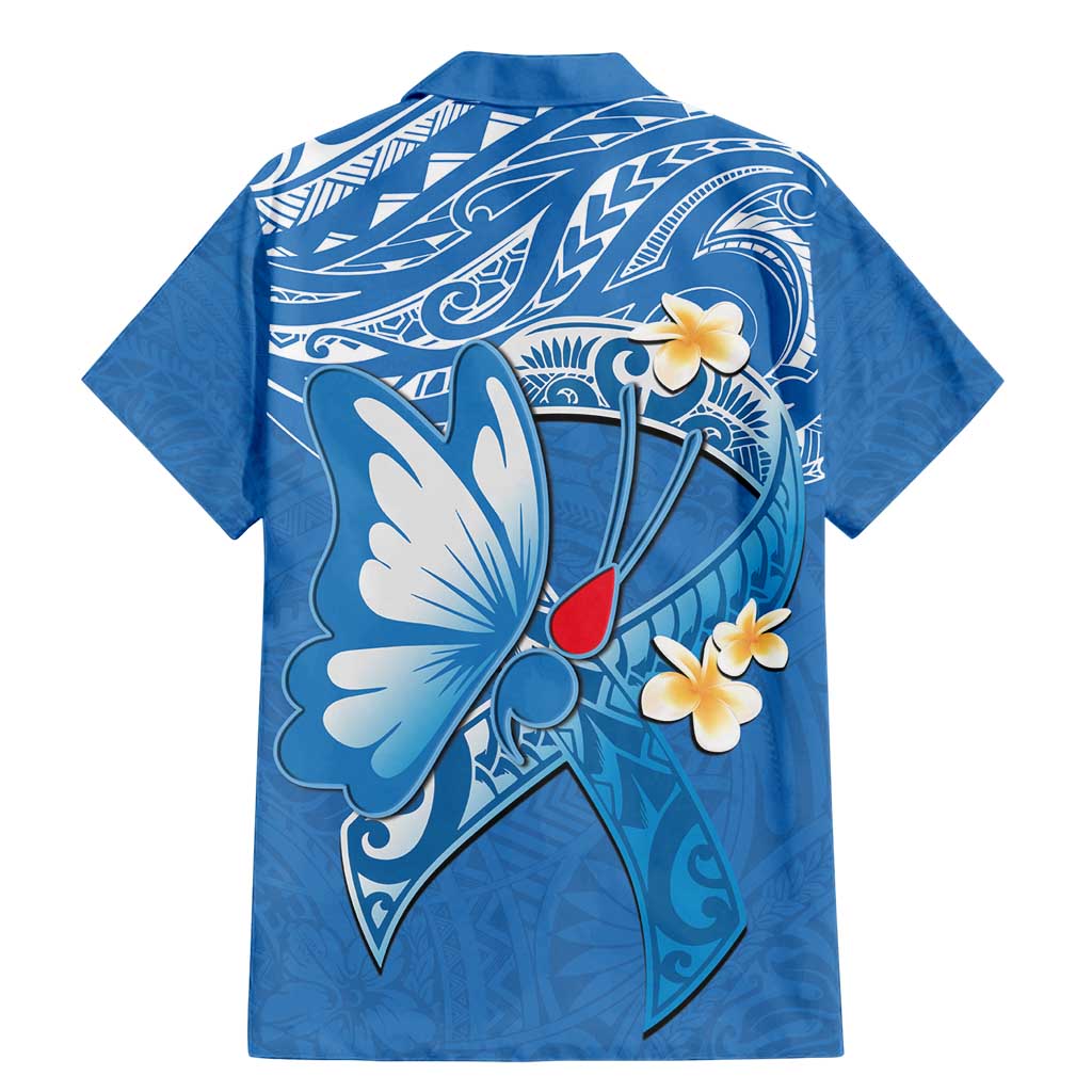 Polynesia Diabetes Awareness Month Family Matching Mermaid Dress and Hawaiian Shirt In November We Wear Blue