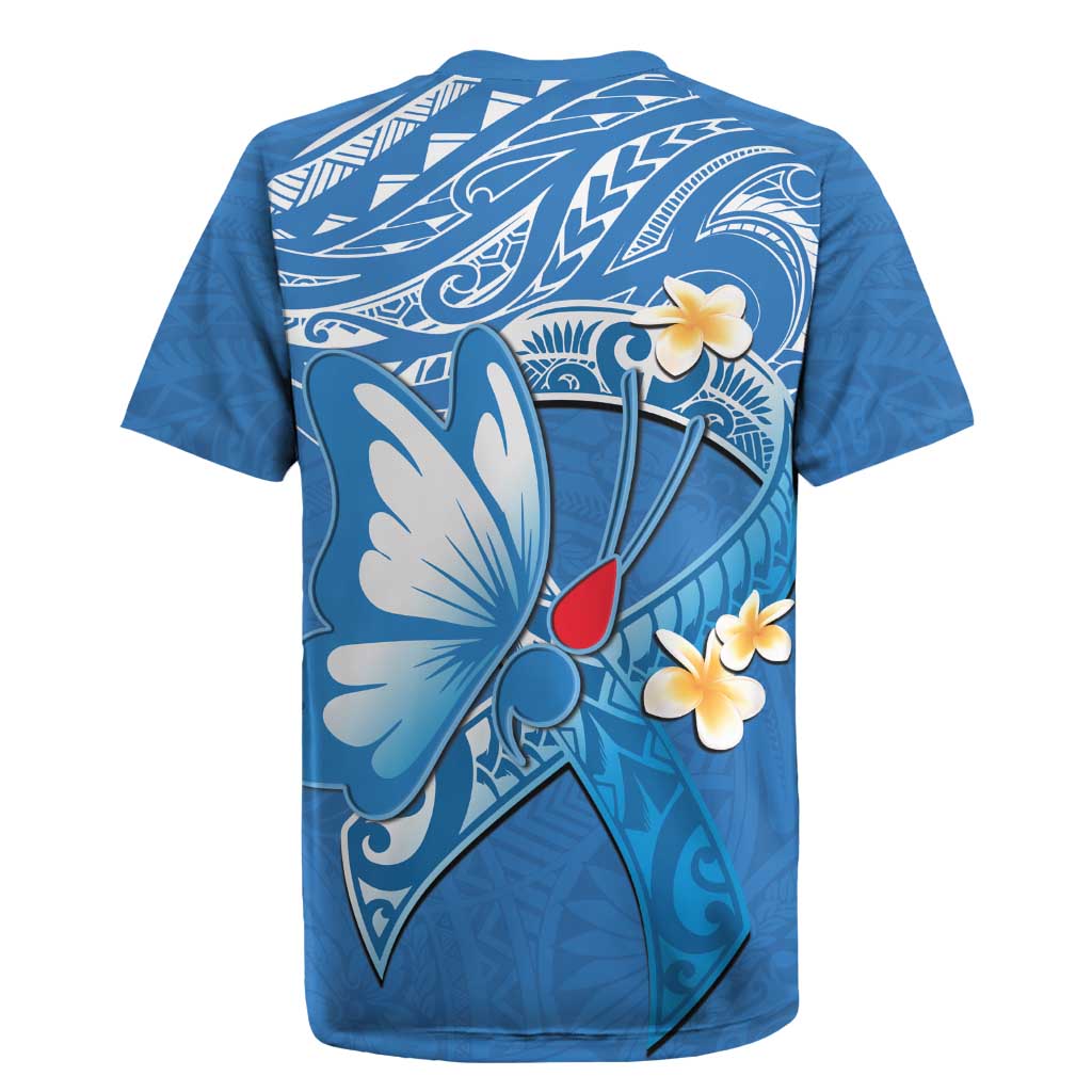 Polynesia Diabetes Awareness Month Rugby Jersey In November We Wear Blue