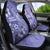 Polynesia Stomach Cancer Awareness Car Seat Cover Periwinkle Ribbon Brave Strong!