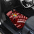 Malo e lelei Tonga Car Mats Tongan Ngatu Pattern Red Version LT14 - Polynesian Pride