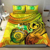 Halo Vanuatu Bedding Set Sand Drawing Turtle Polynesian Tropical Flowers LT14 - Polynesian Pride