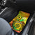 Halo Vanuatu Car Mats Sand Drawing Turtle Polynesian Tropical Flowers LT14 - Polynesian Pride