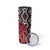 New Zealand Skinny Tumbler Aotearoa Kowhaiwhai Mix Taniko Art - Red LT14