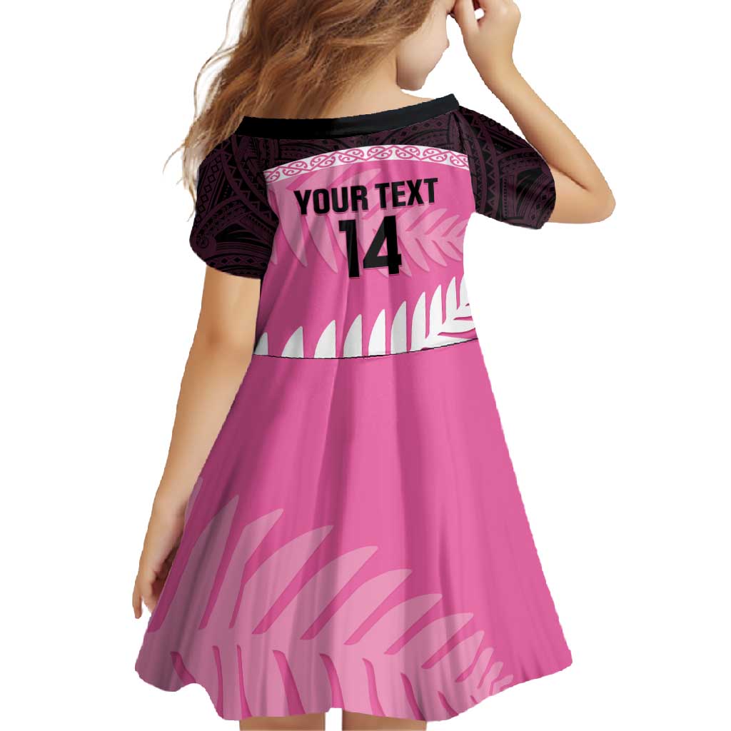 Custom New Zealand Aotearoa Cricket Family Matching Short Sleeve Bodycon Dress and Hawaiian Shirt Go White Silver Fern LT14 - Polynesian Pride
