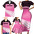 Custom New Zealand Aotearoa Cricket Family Matching Short Sleeve Bodycon Dress and Hawaiian Shirt Go White Silver Fern