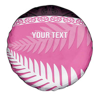 Custom New Zealand Aotearoa Cricket Spare Tire Cover Go White Silver Fern