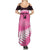 Custom New Zealand Aotearoa Cricket Summer Maxi Dress Go White Silver Fern