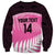 Custom New Zealand Aotearoa Cricket Sweatshirt Go White Silver Fern