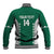 Custom Hawaii Volleyball Baseball Jacket Hawaiian Kakau Pattern